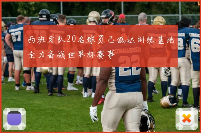 西班牙队20名球员已抵达训练基地全力备战世界杯赛事